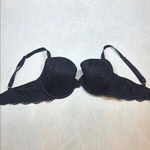 Fenty Savage X Black Lace Bra, back closure, size 34D